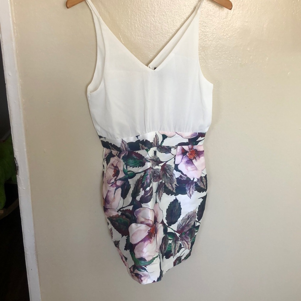 Floral cocktail dress